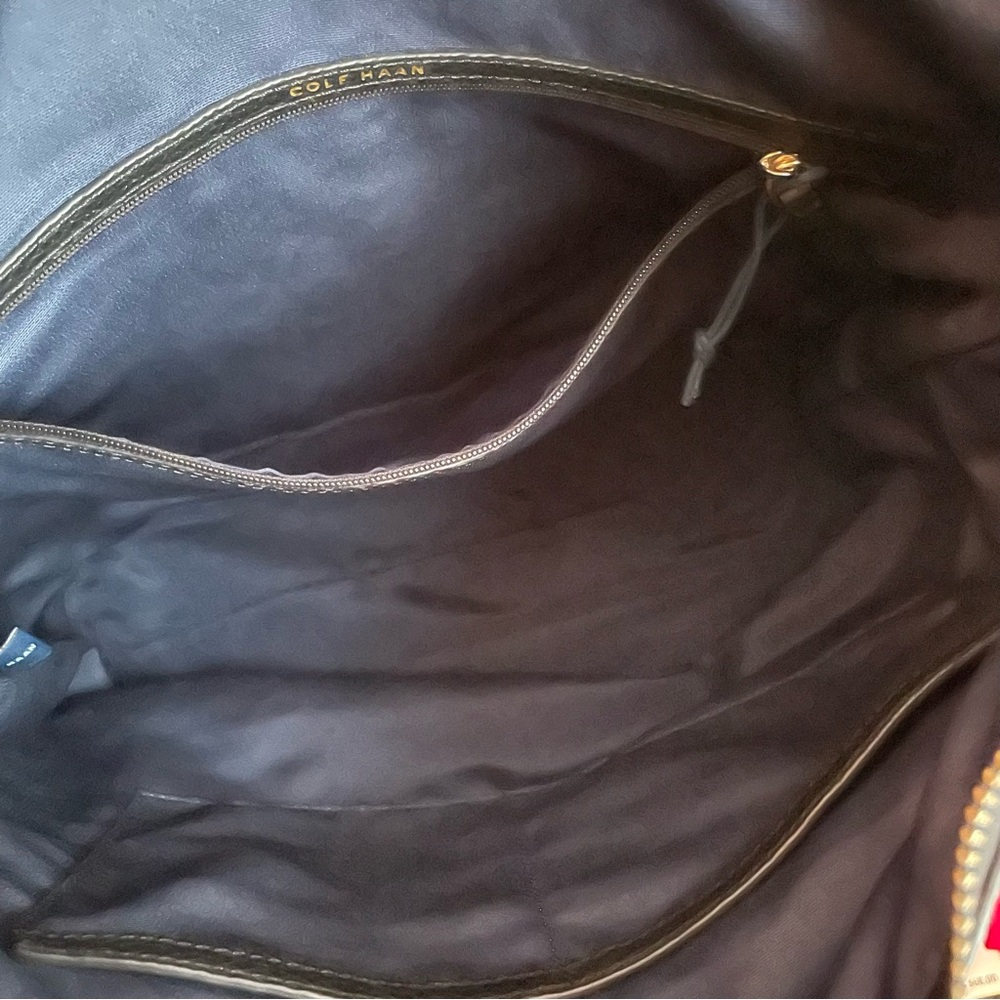 Cole Haan Black Leather Hobo Bag - Picture 12 of 16